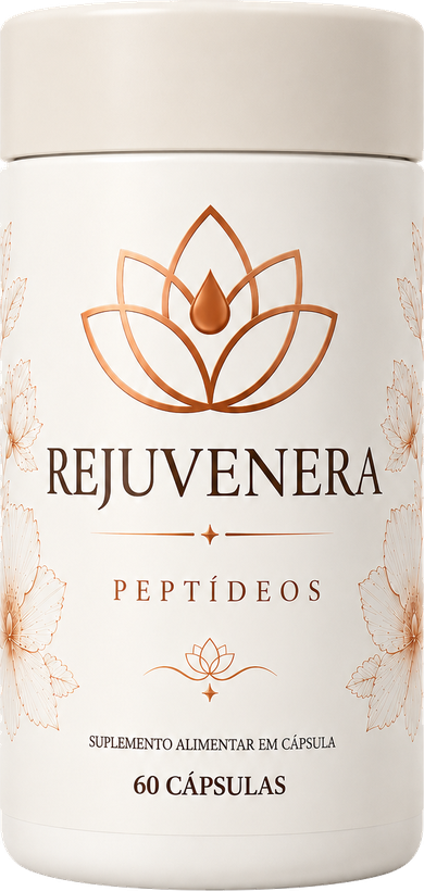 Rejuvenera — suplemento em cápsulas com colágeno Verisol® e Peptídeos do Rejuvenescimento, 60 cápsulas